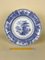 English Blue and White Stoneware Canova Pattern Dinner Plate by Thomas Mayer, 1830s 2