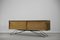 Mid-Century Modern Long Scandinavian Ash Sideboard with Metal Base, 1960s 8