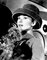 Stampa a pigmenti di Audrey Hepburn Funny Face in nero, Immagine 1