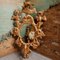 18th-Century Golden Wood Mirror Sconces, Set of 2 1