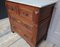 Small Antique Chest of Drawers with Marble Top, Image 6
