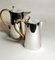 Art Deco Silver-Plated Breakfast Jugs with Raffia Handles from Gorham Manyfacturing Company,  Set of 2 2