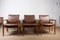 Danish Teak and Leather Model 209 Diplomat Armchairs by Finn Juhl for Cado, 1960s, Set of 2 2
