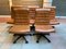 Vintage Brown Lounge Chairs, 1980s, Set of 5 7