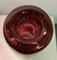 Vaso vintage in vetro di Murano color rubino, anni '70, Immagine 4