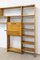 Vintage French Mid-Century Bookcase with Folding Desk, Image 4