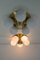 Mid-Century Flushmount or Wall Light from Elektroinstala Decin, 1970s, Set of 2 7