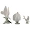 Spanish Porcelain Bird Figurines, 1970s, Set of 3 1