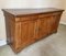 Antique 19th Century Solid Oak 3-Door Sideboard 2