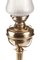 Antique Victorian Reeded Column Brass Oil Lamp, Image 3