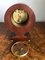 Antique Edwardian Mahogany Inlaid Desk Mantle Clock 11