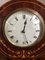 Antique Edwardian Mahogany Inlaid Desk Mantle Clock, Image 6