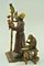 Bronze Man mit seinem Animals or Parrot Trainer 10