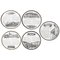 Vintage Recipes Plates by Piero Fornasetti, 1960s, Set of 5, Image 1
