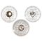 Earth Signs Zodiac Plates by Piero Fornasetti, 1965, Set of 3 1