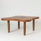 Table Basse Mid-Century en Teck par Sten Blomberg pour Meeths, Suède, 1942 1