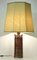 Grande Lampe de Table en Pierre Vernie par Jacques Migeon pour La Borne, France, 1950s 2