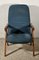 Italian Folding Deck Chair with Fabric, 1980s, Image 2