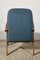 Italian Folding Deck Chair with Fabric, 1980s, Image 6