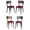 Antique Secessionist Art Nouveau Dining Chairs from Jacob & Josef Kohn, 1900s, Set of 4 1