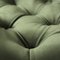 Green Velvet Armchair with Quilted Backrest, 1930s 11