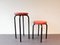 Mid-Century Belgian Taboeret Stools from Meurop, Belgium, Set of 2 7