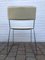 Italian Cream Crust Leather Stackable Dining Chairs, 1970s, Set of 6 10