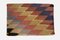 Set of Small Turkish Kilim Ottomans with Wooden Legs 5