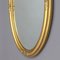 Vergoldeter ovaler Spiegel mit Dekoration aus Akanthus, 1880er, 19. Jh 6
