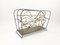 Mid-Century Metal Magazine Rack with Fishes, 1950s, Image 5