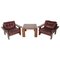 Mid-Century Living Room Set, 1977, Set of 3 1