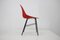 Czechoslovakian Red Fiberglass Dining Chairs, 1960s, Set of 3 4