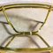 Midcentury Brass Coffee Table With Oval Shaped Glass Top, 1970s 9