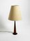 Large Danish Teak Table Lamp, 1950s 4