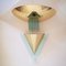 Brass and Acrylic Glass Sconce, France, 1980s 9