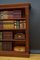 Viktorianisches offenes Bücherregal aus massivem Mahagoni 8