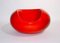Sedia a dondolo Pastil vintage in fibra di vetro rossa di Eero Aarnio per Asko, anni '60, Immagine 1