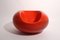 Sedia a dondolo Pastil vintage in fibra di vetro rossa di Eero Aarnio per Asko, anni '60, Immagine 2