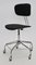 Mid-Century Modern Black Swivel Chair, 1950s, Image 1