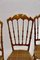 Vintage Chiavari Esszimmerstühle aus Buche, 1950er, 4er Set 9