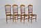 Vintage Beech Chiavari Dining Chairs, 1950s, Set of 4, Image 2