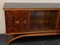 Art Deco Ahorn Furnier Sideboard mit Vitrine, 1930er 3