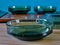 Rosewood & Glass Tableware Set from Illums Bolighus, 1960s, Set of 4 5