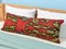 Extra Long Lumbar Red Floral Kilim Pillow Cover by Zencef Contemporary 4