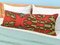 Extra Long Lumbar Red Floral Kilim Pillow Cover by Zencef Contemporary 3