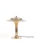 Model Torch Brass & Glass Table Lamp from Fog & Mørup, 1940s 11