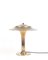 Model Torch Brass & Glass Table Lamp from Fog & Mørup, 1940s, Image 11