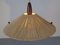 Teak und Sisal Deckenlampe von Temde, 1960er 3