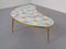 Tavolino a forma di fagiolo in metallo e mosaico, Germania, anni '50, Immagine 15