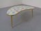 German Ceramic Metal & Mosaic Kidney Side Table, 1950s, Image 16